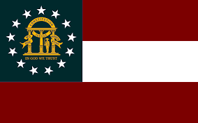 Flag of the state of Georgia, USA